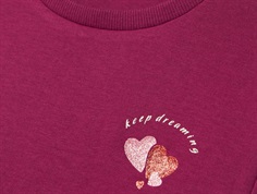 Name It top boysenberry  med glimmerhjerter i størrelse 2 til 6 år til børn